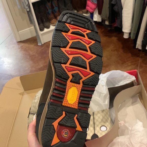 Justin Steel toe work boots - Picture 6 of 8